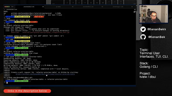Terminal User Interfaces in Go with tview / Golang & CLI / Live Code Session #1