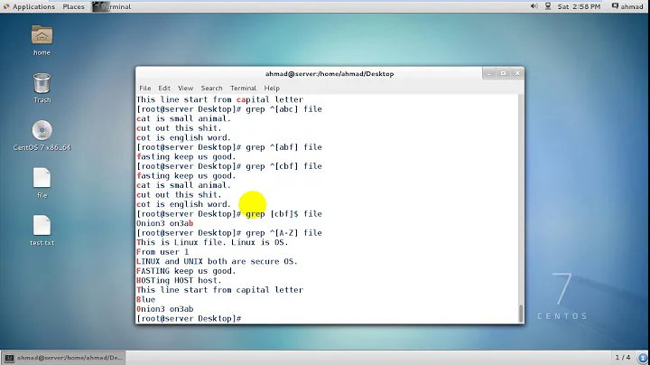 Lecture2(RH134)-Use Regular Expressions with Grep