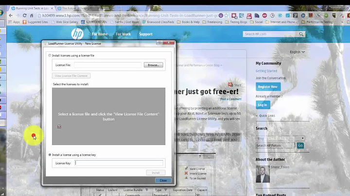 How to install Development Bundle in HP LoadRunner.