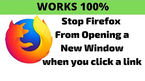 How To Open Links in New Tabs in Firefox (T24)
