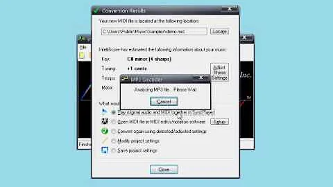MP3 to MIDI Converter - intelliScore download