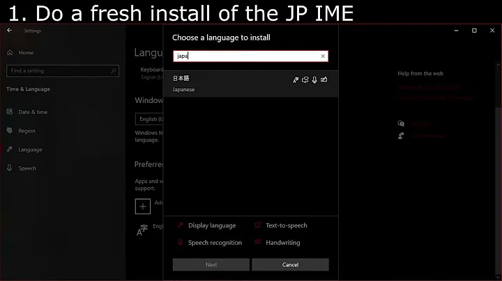 How to fix the Windows 10/11 Japanese IME