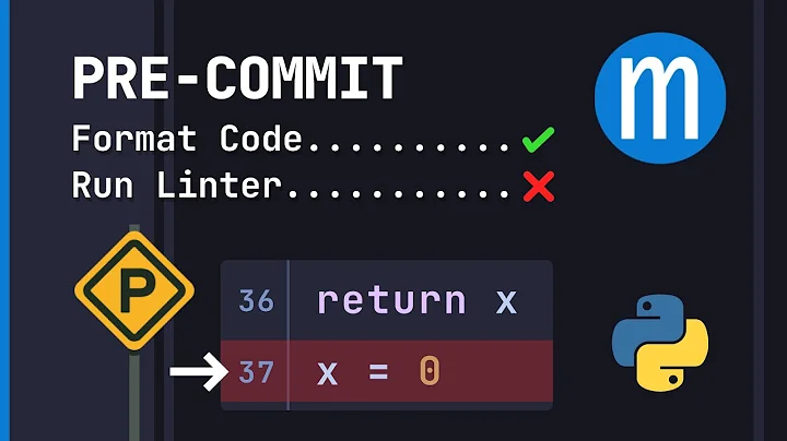 Pre-commit hooks. Keep your repos tidy.