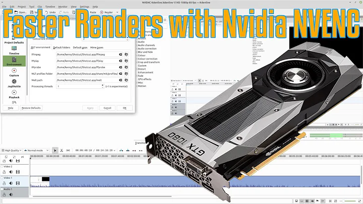 How to Enable Nvidia NVENC Rendering in KDEnlive