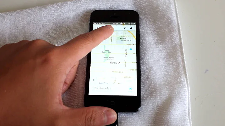 Double-tap to zoom with one finger in Google Maps apps