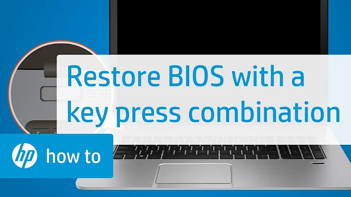 Restore the BIOS on HP Computers with a Key Press Combination | HP Computers | @HPSupport