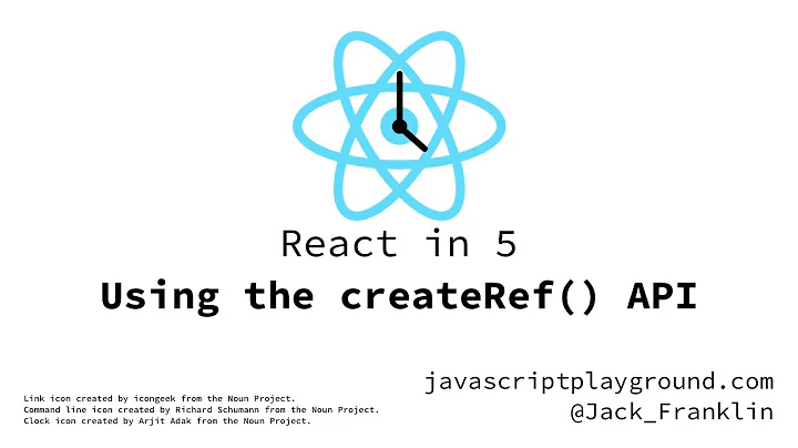 React in 5: Updating to the createRef() API