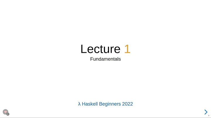 Haskell Beginners 2022: Lecture 2