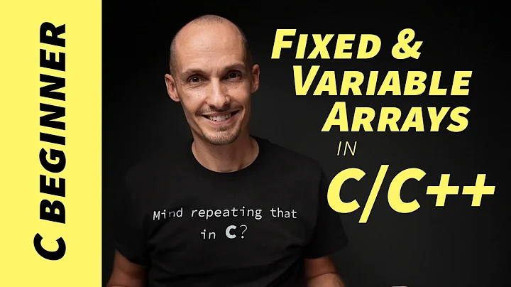 Fixed and Variable Length Arrays in C and C++