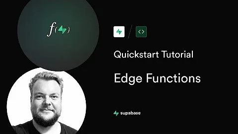 Supabase Edge Functions Quickstart