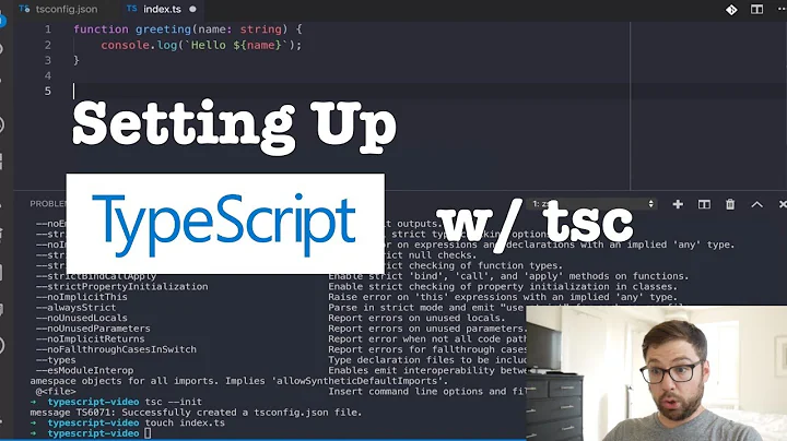 Setting Up TypeScript w/ tsc