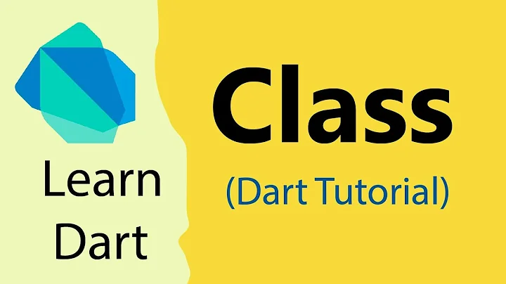 07 How to create a class  in Dart (Flutter)