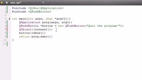 C++ GUI with Qt Tutorial - 6 - Signals and Slots