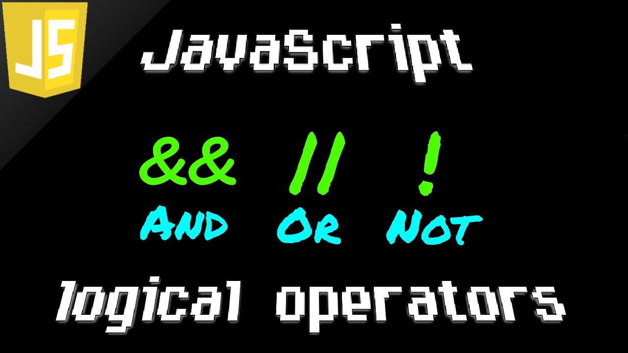 JavaScript logical operators 🔣