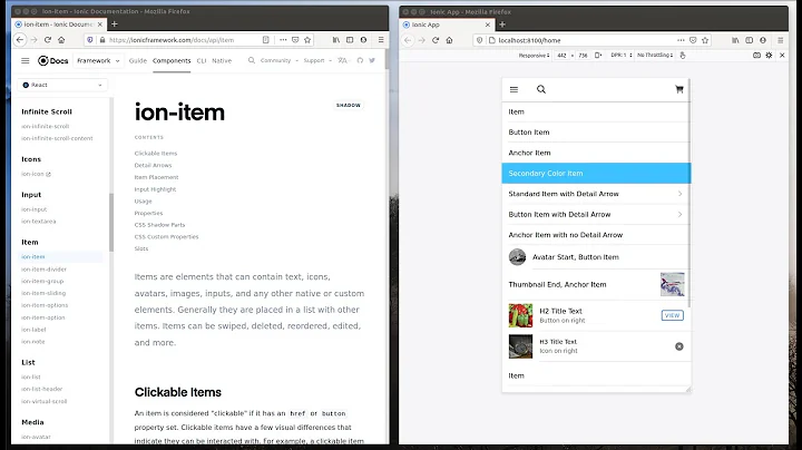 16 Ionic 5: Customizing an Ion Item