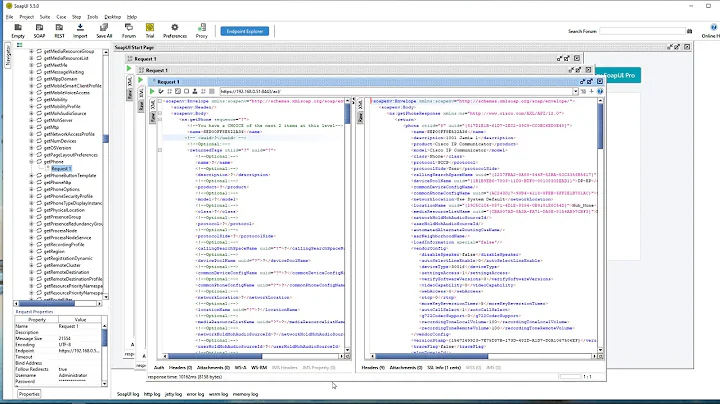 Using Cisco's Call Manager's (CUCM) AXL API with SOAPUI and Powershell