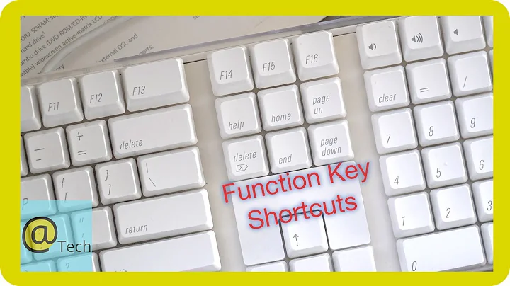 Mac Function Key Shortcuts (End, Page Up, Delete, Etc.)