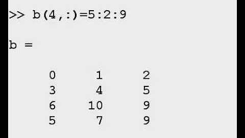 Matlab  Matrix-Creation Adding Rows Columns