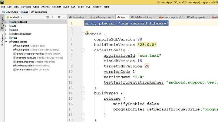 Android Studio: Plugin with id 'android-library' not found