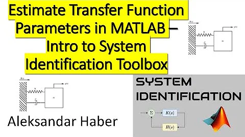 Estimate Transfer Function Parameters in MATLAB- Intro to System Identification Toolbox