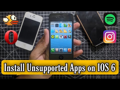 Install unsupported Apps on IOS 6| Spotify | Opera Mini | Instagram | iPhone 4S |