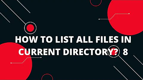 How to list all files in current directory ubuntu