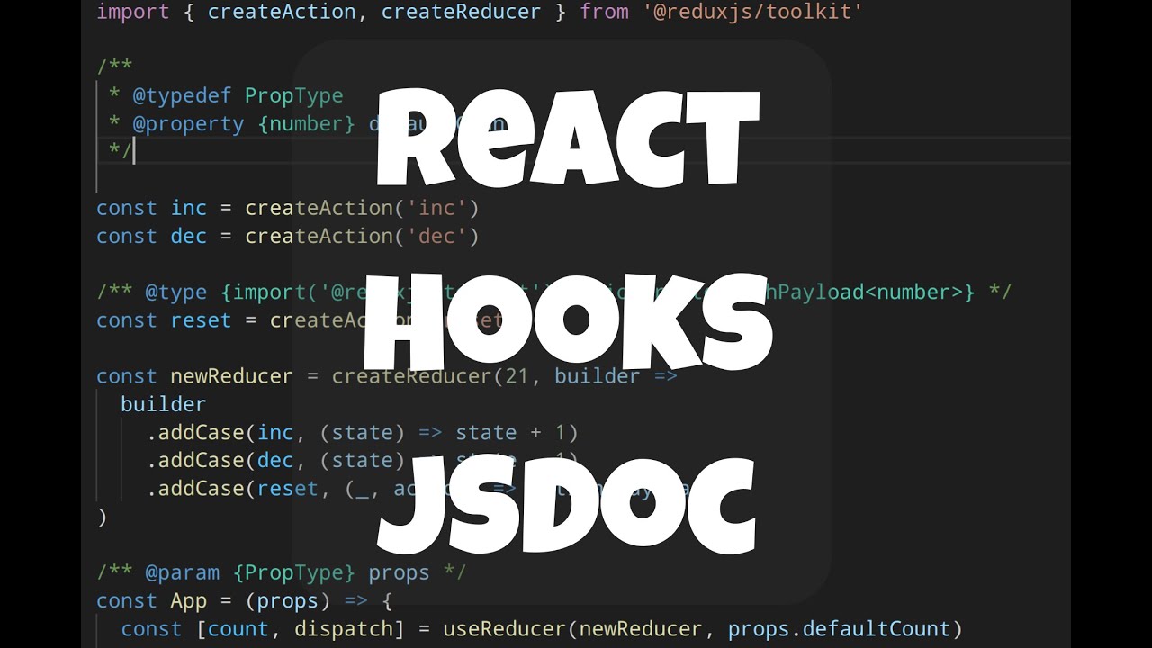 JSDoc in Reack Hooks