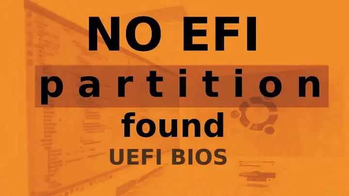 No EFI System Partition was found Ubuntu 200% fixed | How to dual boot Ubuntu 20.04   UEFI BIOS