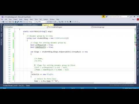 Dynamic grouping in Linq with multiple columns from the c# program