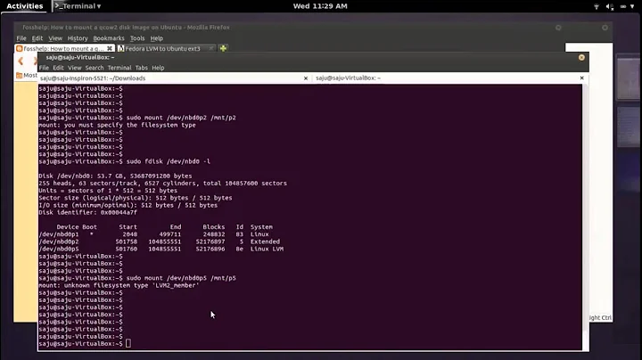 How to mount a qcow2 disk image on Ubuntu
