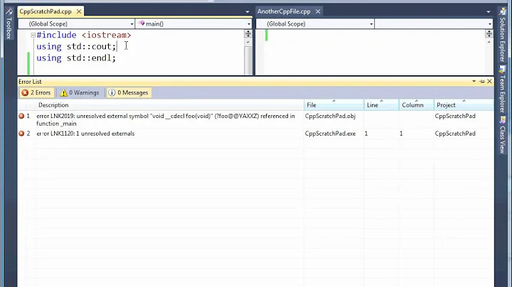 C++ Linker Errors