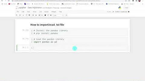 How to Import/Read Data Files in Python || Reading/Importing Text (.txt) file in Python || Part A