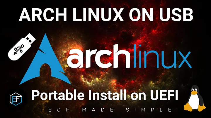 Arch Linux on a USB Stick