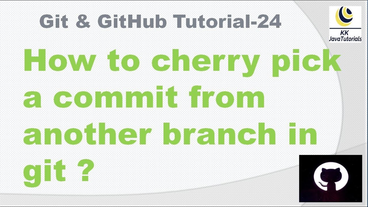 How to cherry pick a commit from another branch in git ? || git cherry-pick interview question