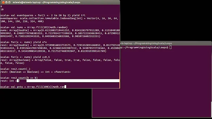 for Loops as Expressions: yield
