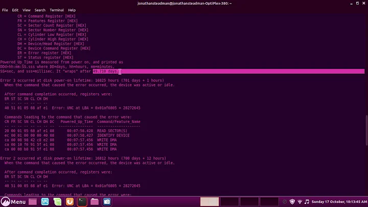 How to use Smartctl in Linux.